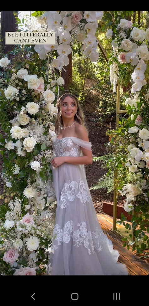 Brooklyn Mcknight Wedding Dress, Brooklyn Wedding Dress, Enchanted Garden Wedding Dress, Bailey Mcknight Wedding, Brooklyn And Bailey Wedding, Brooklyn Mcknight Wedding, Enchanted Forest Wedding Dress, Brooklyn Mcknight, Bailey Mcknight