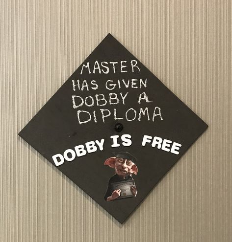 Harry Potter theme graduation party! 🎓⚡️ Graduation Harry Potter Theme, Harry Potter Graduation Party, Harry Potter Graduation Cap, Harry Potter Graduation, Free Dobby, Graduation Party Decorations, Cap Decoration, Graduation Theme, Graduation Cap Decoration