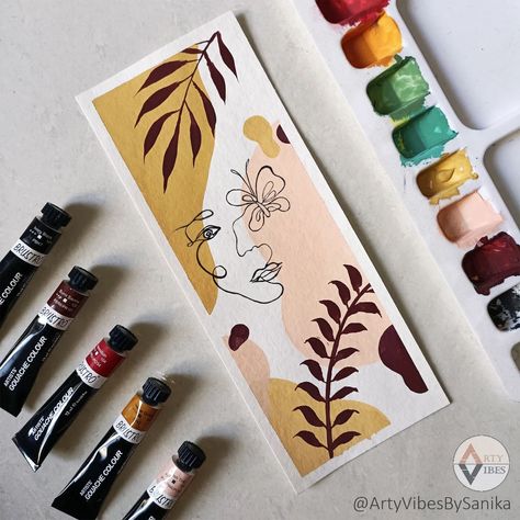 Paint A Bookmark, Bookmarks Painting Ideas, Book Marks Design Ideas, Book Lovers Gift Basket, Watercolour Bookmarks, Bookmark Watercolor, Cotton Watercolor, Handmade Bookmarks Diy, Oil Pastel Colours