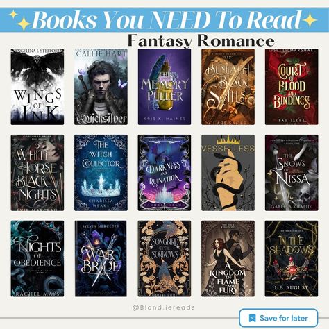 🌟Fantasy Romance Books that you NEED to read🌟 Adding more books to your endless TBRs😘 (And yes, these are ALL adult books with🌶️) #bookrecommendations #romancebooks #romantasy #romantasybooks #fantasybooks #fantasyromancebooks #fantasyromancereaders #spicybooks #spicybookstagram #ku #kindleunlimited #bookrecs #blondiereads #blondiereadsrecs Dream Bookshelf, Fiction Books Worth Reading, Book Reading Journal, Book Bucket, Fantasy Romance Books, Book Recommendation, 100 Books To Read, Fantasy Books To Read, Unread Books