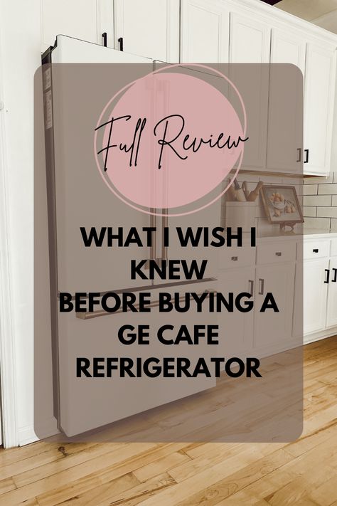 Ge Cafe Refrigerator Stainless Steel, Coffee Bar Refrigerator, Ge Profile Appliances Kitchens, Cafe Style Kitchen Appliances, Cafe Refrigerator In Kitchen, Cafe Fridge Kitchen, Ge Cafe Counter Depth Refrigerator, Ge Cafe White Fridge, 60” Refrigerator