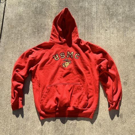 Vintage USMC Red ROTHCO Hoodie Sweatshirt

Don’t... - Depop Hoodie Sweatshirt, Sweatshirts Hoodie, Sweatshirts, Red