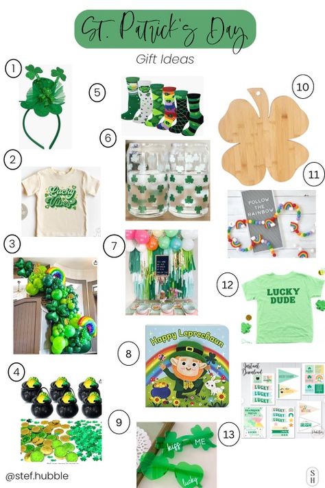 13 items for St Patrick's Day Gift Ideas. I love to surprise the kids with little gifts each year and this list is filled with classic gifts that can be used over and over again each year to celebrate this fun holiday. I usually keep this holiday pretty simple with one gift basket for the kids to share. This year I will be giving them each a small basket with some fun St Patrick's Day goodies. Family Gift Baskets, St. Patrick's Day Crafts, Small Basket, St Patrick's Day Gifts, Family Gifts, St Patrick, Gift Baskets, Some Fun, St Patricks Day