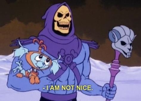 Skeletor Quotes, Goth Memes, Not Nice, Dark Jokes, Clean Memes, Dark Memes, Pinterest Memes, Wholesome Memes, Really Funny Memes