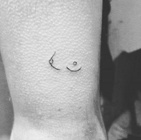 Song Inspired Tattoos, Funky Tattoos Small, Pansexual Tattoo, Anexity Tattoo, Unique Minimalist Tattoo, Hals Tattoo Mann, Minimalist Tattoo Design, Stick Tattoo, Feminist Tattoo