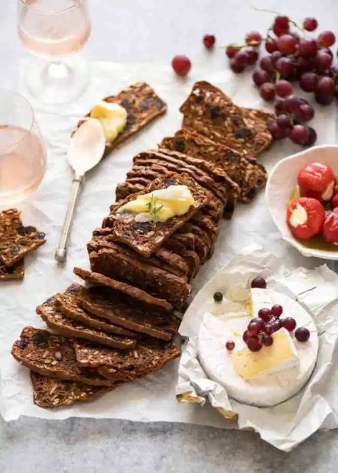 Cranberry Crackers, Gourmet Crackers, Homemade Gourmet, Cracker Recipe, Crackers Recipe, Homemade Crackers, Recipetin Eats, Cracker Recipes, Creamy Cheese