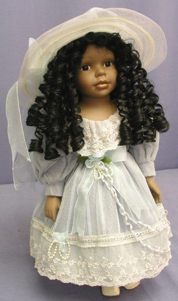 http://www.african--american.com/black-porcelain-dolls.html African American Porcelain Dolls, Black Porcelain Doll, Porcelain Doll Makeup, Black Folk Art, Porcelain Dolls For Sale, Porcelain Dolls Value, Indian Dolls, Doll Makeup, Porcelain Lamp