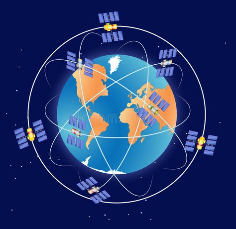 Global Positioning System gps. GPS satellite in Earth orbit , #Ad, #System, #gps, #Global, #Positioning, #Earth #ad Orbit Illustration, Global Positioning System, Earth Orbit, Stock Photography, Planets, Stock Vector, Vector Illustration, Web Design, Art