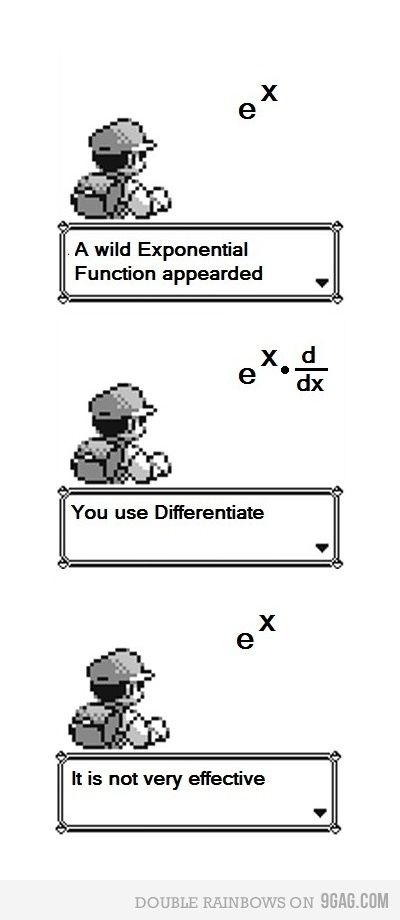 HA calculus and pokemon jokes. I am officially a nerd. Calculus Jokes, Ingenieur Humor, Super Meme, Nerdy Jokes, Nerdy Humor, Math Puns, Nerd Jokes, Engineering Humor, Math Jokes