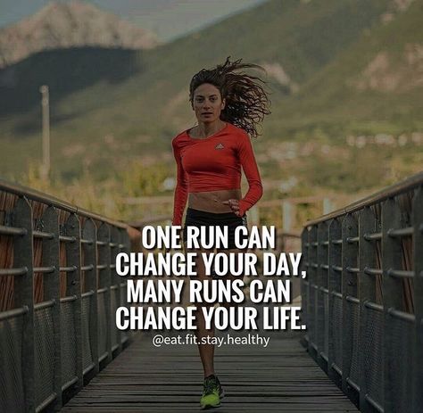 One run can change your day. Many runs can change your life. Running Is My Therapy, Running Aesthetic Motivation, Run Quotes Motivation, Run Motivation Quotes, Running Quotes Inspirational, Running Body Goals, Running Quotes Motivation, Run Inspiration, Running Quotes Motivational