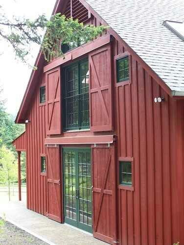 Barn Living, Green Windows, Barn Renovation, Barn Garage, Barns Sheds, Door Inspiration, Barndominium Floor Plans, Casas Coloniales, Barn Design