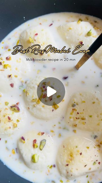 Dr Nadia Aquil | Recipe Developer on Instagram: "Best ever Ras malai anyone???

#rasmalai #rasmalairecipe #rasmalailove #rasmalailover #rasmalailovers #rasmalai😋 #rasmalaicake #rasmalai😍 #rasmalaicakes #rasmalaitresleches 
✔️Ace ras malai with me !!!
✔️Scroll down for recipe & tips to make perfect ras malai at home 

Ingredients 
For the dough 
✔️powdered Milk < full fat > 1 cup use Nido 
✔️Baking powder 1 teaspoon leveled 
✔️Ghee melted 1 tablespoon leveled 
✔️Flour 1 tablespoon leveled 
✔️Egg 1 @room temperature 
✔️warm milk 2-3 tablespoons if needed for kneading the dough as need to be soft 

For the milk syrup 
✔️Milk < 4 cups > 
✔️Sugar 1/2 cup 
✔️Cardamom powder or few pods 1 teaspoon 
🎵saffaron few strands < optional > 

Method 
- First in sauce pan simmer milk with sugar and car Ras Malai Recipe, Rasmalai Recipe, Ras Malai, Recipe Developer, Milk Syrup, Powder Recipe, Cardamom Powder, Sauce Pan, Indian Desserts