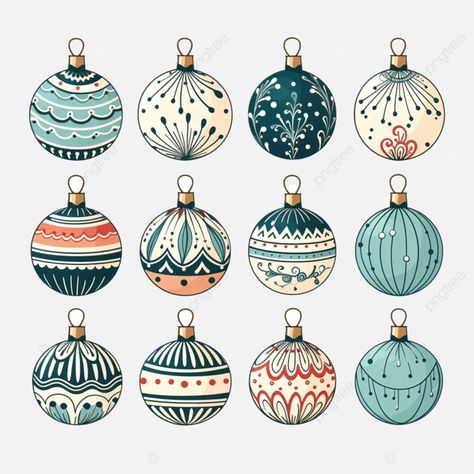 hand drawn doodle christmas balls for celebration decoration design sketch art line drawing doodle Christmas Ornament Doodle, Christmas Ornament Illustration, Xmas Sketches, Baubles Illustration, Christmas Line Drawings, Christmas Ornaments Drawing, Christmas Ornament Drawing, Bujo Christmas, Doodle Ornaments