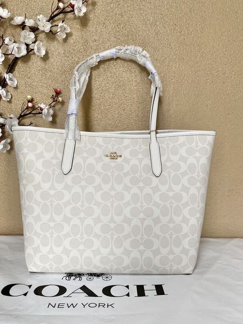 I am VIP customer from Coach and I have a coupon  100% authentic Coach bags  Please follow me update new bags with great price Coach Bag Big, Coach City Tote Bag, Coach Bags Tote, Coach Tote Bag Outfit, Cute Tote Bags For School, School Tote Bags, Tote School Bag, College Handbags, Coach City Tote