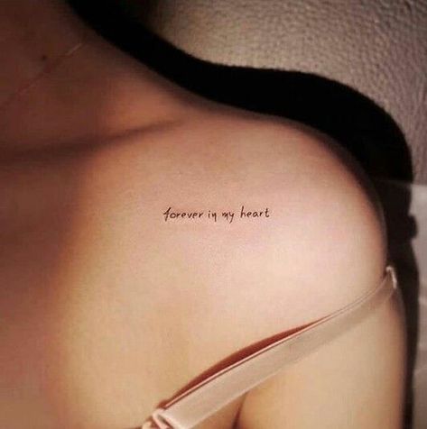 Simple Quote Tattoos, Tattoos Band, Tattoos Black, Tattoo Beautiful, Shape Tattoo, Tattoo Minimal, Initial Tattoo, Disney Tattoo, Shoulder Tattoos For Women