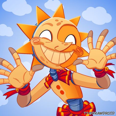 Sun Drop Pfp, Sun Fnaf Drawing, Sun Pfp Fnaf, Sun And Moon Fnaf Pfp, Sun Fanart Fnaf, Moon Fnaf Pfp, Sun Fnaf Pfp, Sun Drop Fnaf, Sun Fnaf Fanart