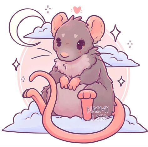 Cute Rat Drawings, Naomi Lord Art, Naomi Lord, Chinese Zodiac Rat, Cartoon Rat, Mouse Drawing, Cute Rats, Year Of The Rat, Little Mouse