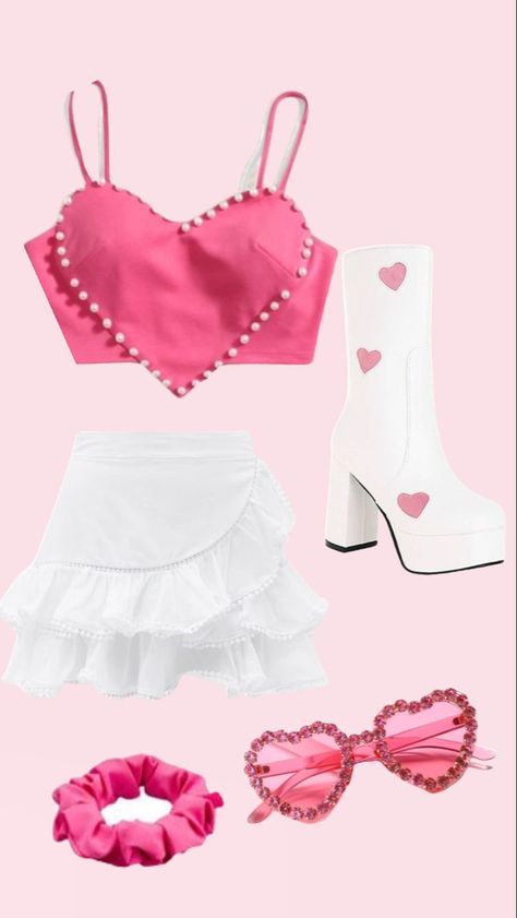 Lovecore Outfit Ideas, Eras Tour Outfits Preppy, Taylor Swift Concert Outfit Aesthetic, Taylor Swift Tour Outfits Ideas Lover, Taylor Swift Concert Outfit Ideas Lover Era, Lover Era Aesthetic Outfits, Taylor Lover Era Outfits, Lover Taylor Swift Outfits Concert, Lover Taylor Swift Aesthetic Outfits