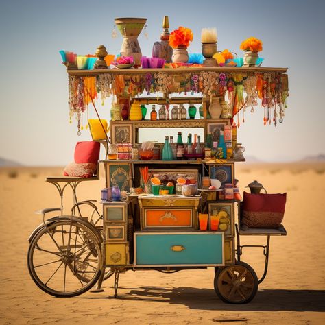 Dhaba Design Ideas Indian, Indian Tea Shop, Indian Dhaba, Chai Cart, Chai Shop, Desert Display, Indian Cafe, Indian Chai, Indian Theme