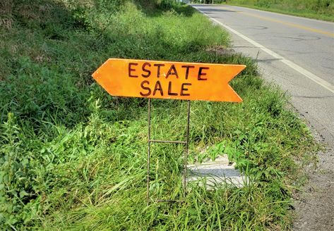 Tips for anyone interested in visiting an estate sale for the first time. Estate Sale Aesthetic, Estate Sales, Estate Sale Business, Real Estate For Sale Signs, For Sale Real Estate Signs, Estate Sale, Highway Signs, Dream Life