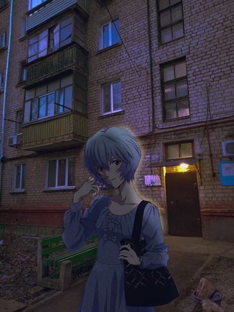 Rei Ayanami Aesthetic, Russian Vibe, Russian Anime, Russia Aesthetic, Russian Aesthetic, The End Of Evangelion, Rei Ayanami, Art Memes, Post Punk