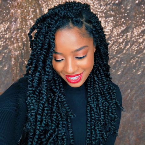 Tiana Passion Twist, Passion Twist Hair, Hype Hair, Synthetic Braiding Hair, Afro Twist, Passion Twists, Braiding Styles, Crochet Hair Extensions, Marley Hair