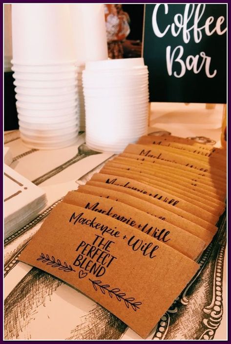 Coffee Bar Display Wedding, Gumbo Bar Wedding, Iced Coffee Bar Wedding Reception, Iced Coffee Bar Bridal Shower Ideas, Coffee Bar Wedding Reception Ideas, Wedding Coffee Bar Ideas Receptions, The Perfect Blend Bridal Shower Ideas, Coffee Shop Bridal Shower Ideas, Coffee Bar Wedding Ideas