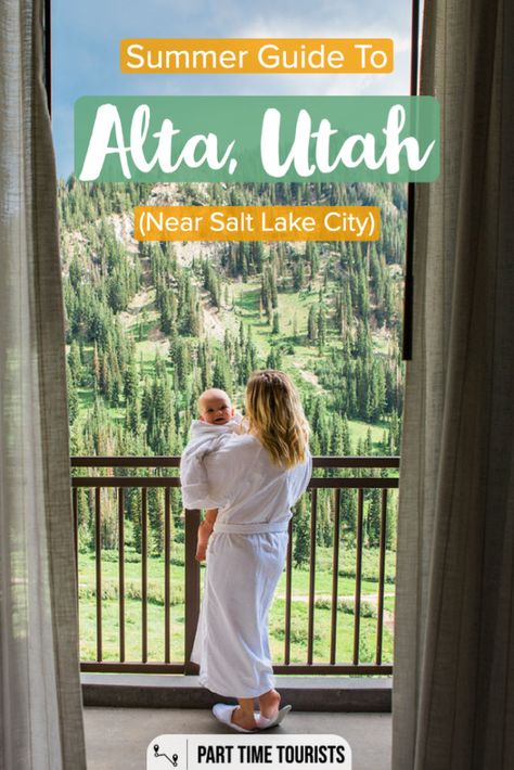 A Complete Guide To A Summer Vacation in Alta, Utah - Albion Basin Utah, Alta Utah, Albion Basin, Utah Summer, Outdoor Lover, Beautiful Hotels, Bike Trails, 50 States, Vacation Ideas