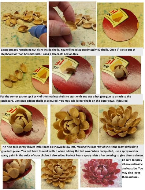 Pistachio Seeds Crafts, Pistachio Shell Flowers, Craft With Pistachio Shells, Diy Pistachio Shells Crafts, Pistachio Shell Art, Art With Pistachio Shells, Diy Pistachio Shells, Pistachio Flowers, Pistachio Art