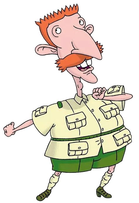 Sir Nigel Archibald Thornberry is one of the main characters of The Wild Thornberrys. As the host of Nigel Thornberry's Animal World, Nigel has devoted his entire life to studying all kinds of wild animals and their habitats. His dry wit and hearty laugh are almost as noticeable as his bright red hair and bushy moustache. Besides narrating the show, Nigel is an experienced pilot and woodsman, and has often risked life and limb to save his family from extremely perilous situations they find... Thornberry Costume, Cartoons 50s, Nigel Thornberry, Animals And Their Habitats, Wild Thornberrys, The Wild Thornberrys, Character Bio, Costume Guide, Nickelodeon Cartoons