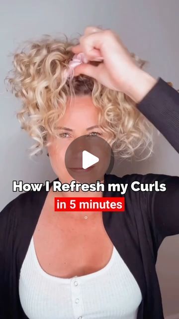 Curly Hair Style Tips on Instagram: "In between washes, our curls can start to look frizzy, loosing its shape which makes us want to refresh them in some way!⁣ ⁣ So sometimes it’s nice to give your curls a quick refresh without having to wash them again.   @curlysecret have the amazing The Curl Rescue Refresh Spray, which is my to go on refresh days. This 3- in- product can be used as a refresher, as a leave in or as a detangler. I think the results speak for themselves!!  ⁣  If you want to try out the Curl Rescue Refresh Spray head over to my stories or bio for the link. With code Ingecurls you save money at checkout.   ⁣The frequency of “needing a curl refresh” will differ from one person to the next. But the surest way to know is as soon as the curls start to develop unwanted frizz, and Revive Curls Next Day, Next Day Curly Hair Refresh, Second Day Curly Hair Refresh, How To Refresh Curly Hair In The Morning, Curl Refresh Routine, Refresh Curls Next Day, How To Refresh Curly Hair, Wavy Hair Refresh, Curl Journey