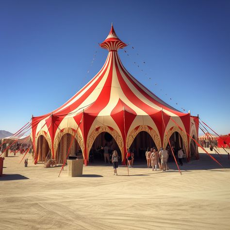 Circus Tent Aesthetic, Circus Architecture, Circus Core, Vampire Circus, Circus Lights, Projection Installation, Carnival Event, Carnival Tent, Outdoor Stage