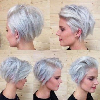 short silver grey blonde choppy bob Short Choppy Haircuts, Choppy Haircuts, Choppy Hair, Short Choppy Hair, Haircut And Color, Penteado Cabelo Curto, 짧은 머리, Short Pixie, Love Hair