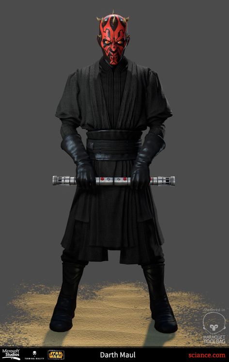 Star Wars - sciance Darth Maul Clone Wars, Darth Maul Costume, Disfraz Star Wars, Dark Vader, Star Wars Villains, Movies Art, Star Wars Sith, Star Wars Models, Star Wars Droids