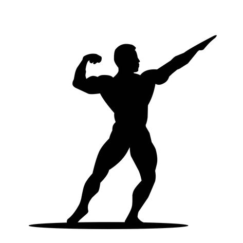 download free images and Illustrations : Silhouette of bodybuilder Lb Logo, Fitness Images, Gym Images, Fitness Humor, Gym Pictures, Cute Blue Wallpaper, Silhouette Photography, Logo Design Inspiration Branding, People Poses