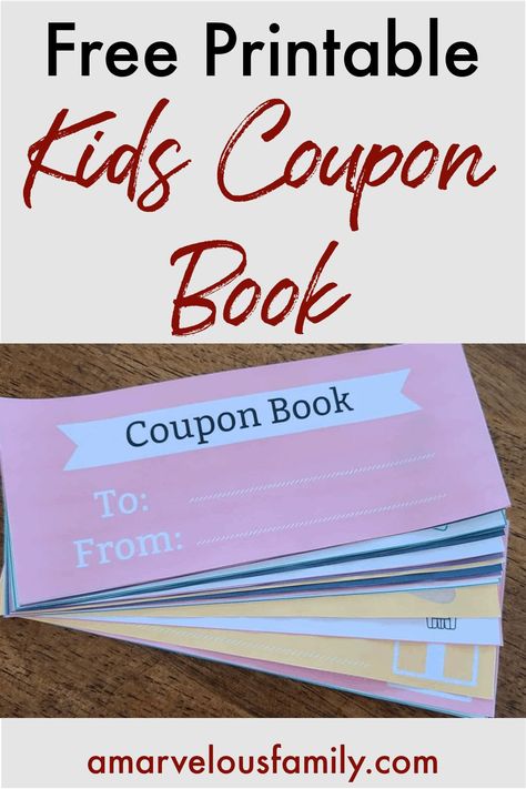 Coupon Book For Parents From Kids, Christmas Coupon Book For Kids, Coupon Books For Kids, Coupon Book For Grandpa, Coupons For Kids From Parents, Free Coupon Template Printables, Editable Coupon Template Free Printables, Kids Coupon Ideas, Kids Coupon Book Ideas