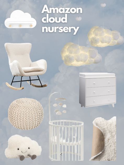 Amazon cloud nursery | Nursery theme inspo | cloud nursery | neutral themed nursery | nursery moodboard | cloud nursery moodboard | baby boy nursery | baby girl nursery | amazon nursery finds

This is an affiliate link. Teddy Bear Cloud Nursery, Blue Cloud Nursery, Clouds For Nursery, Nursery Themes Sky, Cloud 9 Nursery, Mediterranean Nursery Ideas, Sky Baby Nursery, Heaven Nursery Theme, Cloud Nursery Theme Gender Neutral