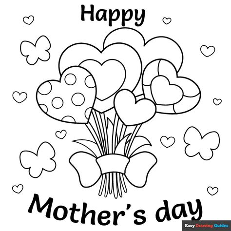 Happy Mother’s Day Colouring Pages, Mothers Day Crafts For Kids Cards, Happy Mother's Day Easy Drawing, Mothers Day Coloring Pages For Kids, Happy Mother’s Day Coloring Sheet, Happy Mother Day Drawing, Free Printable Mothers Day Coloring Cards, Mothers Day Colouring Pages, Mother Day Coloring Pages