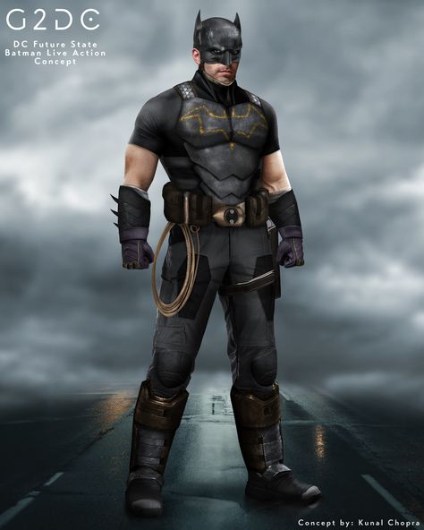 Batsuit Concept Art, Action Concept Art, Dc Concept Art, Batman Dark Detective, Detective Cosplay, Detective Icon, Batman Beyond Suit, Dc Future State, Dark Detective