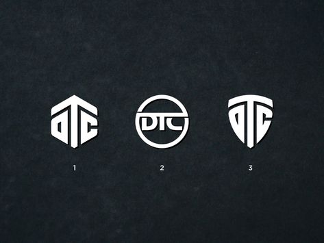 DTC LOGO DESIGN by Meizzaluna Design on Dribbble Dtc Logo, Designer Brand Identity, Graphic Designer Logo, Initial Logo, Monogram Logo Design, Shield Logo, Designer Logo, Great Logos, Logo Designer