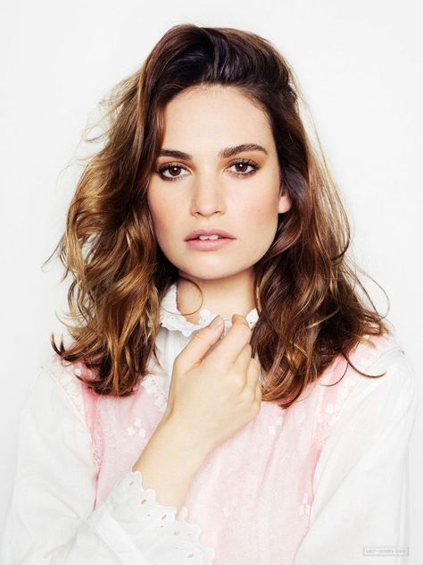 Lilly James, Madame Figaro, Lily James, Foto Pose, Hair Inspo, Cortes De Pelo, Hair Inspiration, Beautiful People, Long Hair