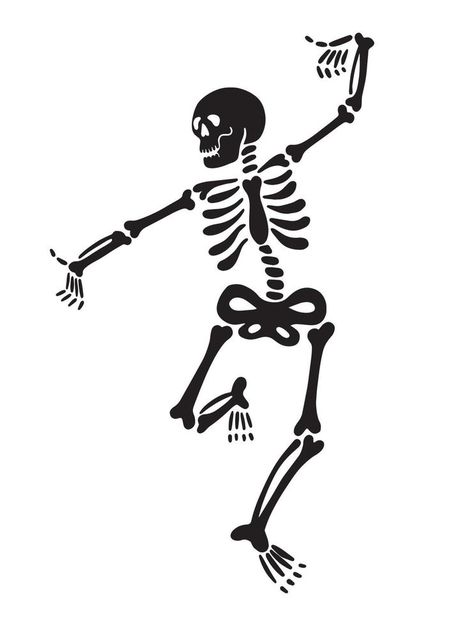 Black graphic skeleton dancing Cute Skeleton Painting, Skeleton Graphic Design, Skeletons Dancing Together, Skeleton Cartoon Drawing, Frat Banner, Groovy Skeleton, Paint Skeleton, Dancing Skeleton Tattoo, Skeleton Outline