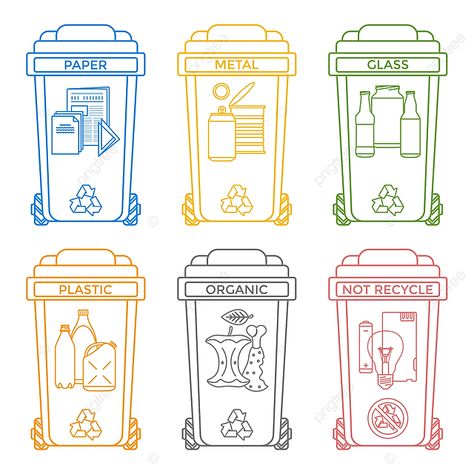 Recycling Activities For Kids, Recycle Bin Icon, Ochrana Prírody, Recycling Activities, Science Clipart, Pencil Png, First Grade Lessons, Digital Portrait Illustration, Cartoon Fish