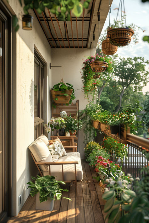 small balcony, balcony ideas, balcony inspo Balcon Mic, Balkon Decor, Tiny Balcony, Balcony Design Ideas, Small Balcony Garden, Terrace Decor, Balkon Design, Small Balcony Design, Balcony Plants