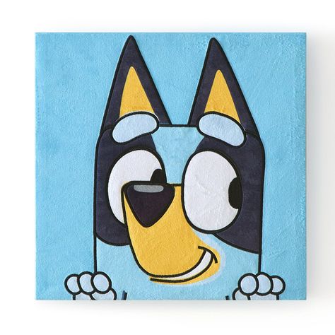 Goofy Painting, Bluey Plush, Sellable Crafts, Sunset Canvas Painting, Disney Canvas Art, Kids Canvas Art, Fort Wilderness, Disney Canvas, Acrylic Art Projects