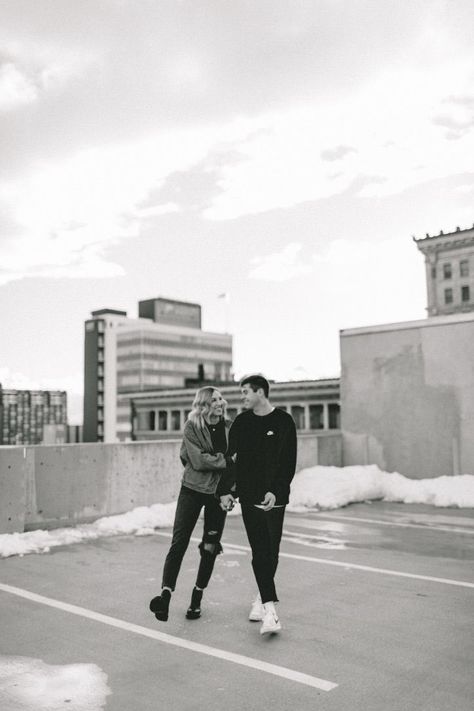 Family Parking Garage Photoshoot, Couple Poses Parking Garage, Parking Deck Photoshoot Couples, Parking Garage Couple Photoshoot, Parking Garage Photoshoot Couple, Kos Wedding, Grungy Photoshoot, Parking Deck Photoshoot, Elope Ideas