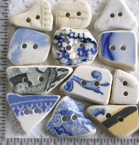 Reclaim Reuse Recycle your pottery – G._.POT Pottery Buttons, Seaglass Ideas, Surface Decorations, Broken China Crafts, Dremel Crafts, Beach Pottery, China Crafts, Ceramic Buttons, Dremel Projects