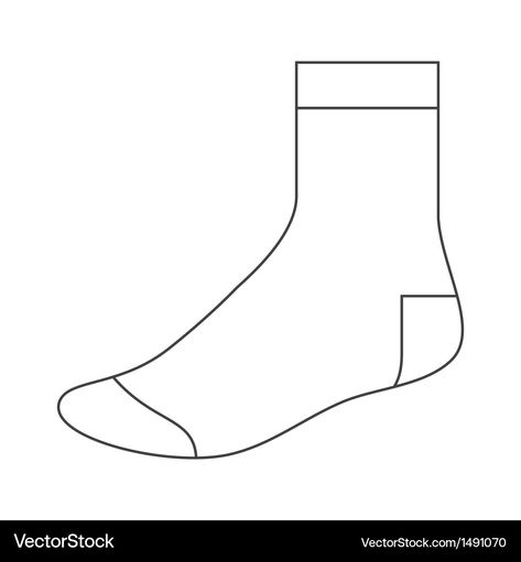 Socks Template, Sock Template, Quilt Rulers, Socks Drawing, Technical Sketch, Shoes Vector, America Theme, Clothing Templates, Business Logo Inspiration