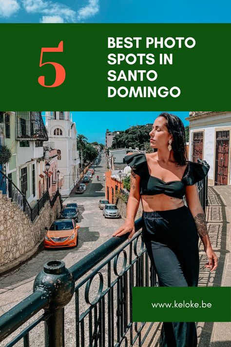 Taking photos on vacation is something we all do and provide. Especially as travel addicts or influencers. So today we list for you the eight cutest and most photogenic spots in Santo Domingo, spotted by @cindyvandyck. Because if you're planning a trip to the Dominican Republic, you should definitely spend a few days in the capital and at La Zona Colonial. Dominican Republic Outfits, Santo Domingo Dominican Republic, Dominican Republic Travel, Zona Colonial, Instagram Places, Best Instagram Photos, Trip Outfits, Beach Outfits, Caribbean Travel