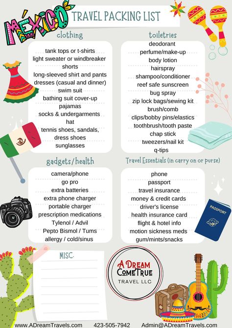 Trip To Mexico Packing Lists, Mexico Checklist Packing Lists, Mexico Vacation Looks, Travel To Mexico Packing Lists, What To Pack For Cancun Mexico, What To Bring To Mexico All Inclusive, Mexico Must Haves Packing Lists, Cancun Trip Packing Lists, Cozumel Packing List